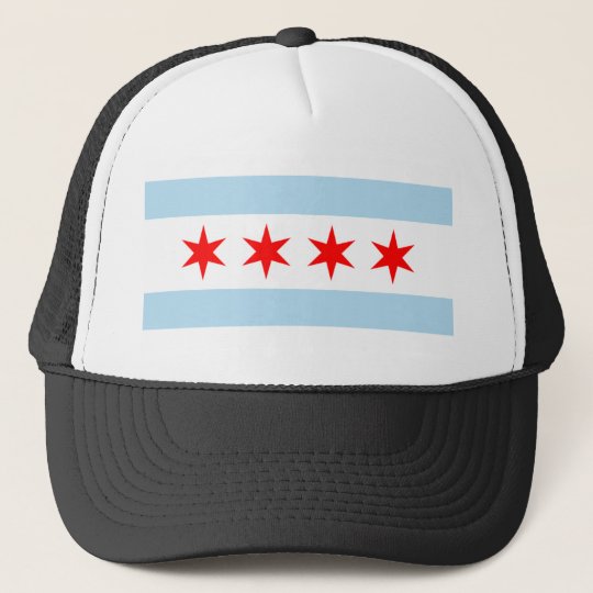 Chicago flag trucker hat | Zazzle.com