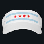 Chicago Flag Visor<br><div class="desc">Chicago Flag Style: Woven Visor The most popular visor in the triathlon industry and trusted companion of thousands of runners and triathlon finishers. The superior fit will make this the most comfortable visor you will ever wear.</div>