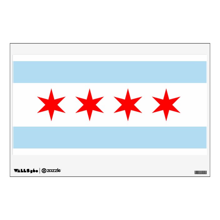 Chicago Flag Wall Decal