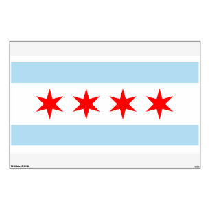 Chicago Flag Wall Decal