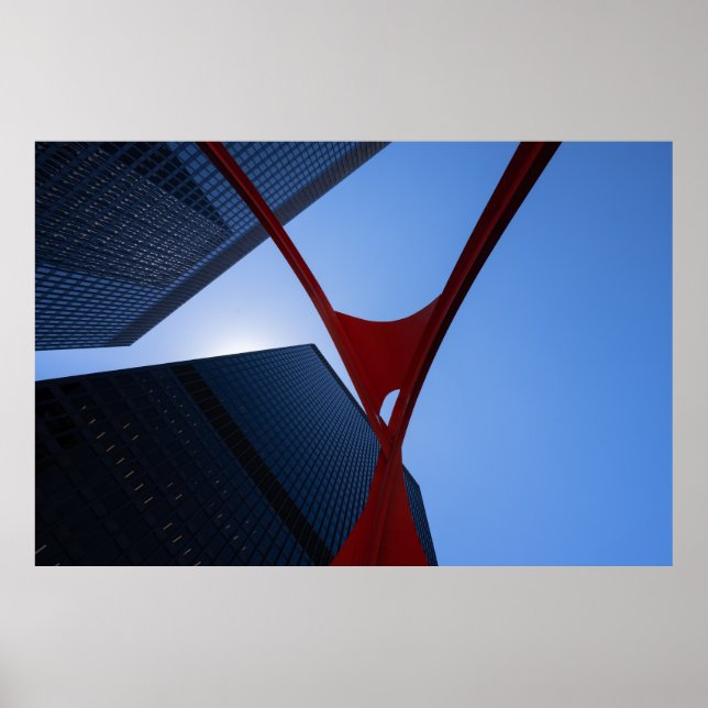 Chicago Flamingo Poster (Front)