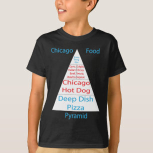 Chicago Food Pyramid T-Shirt