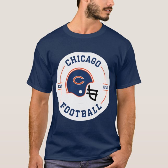Chicago Football Badge T-Shirt (Front)