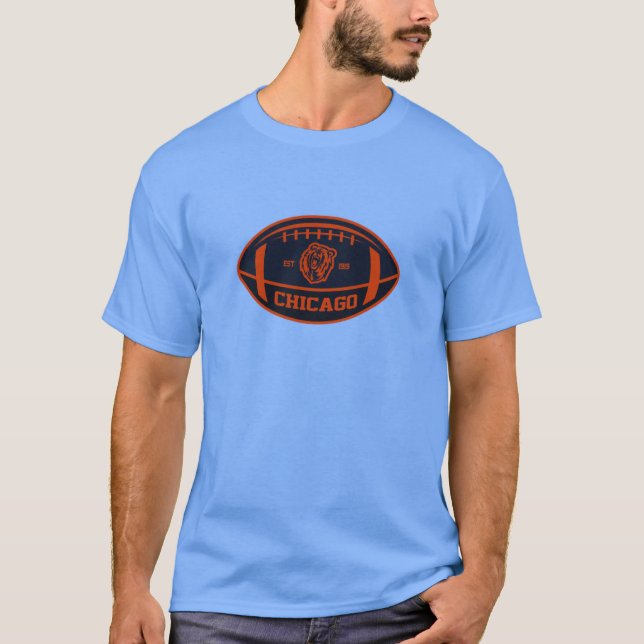 Chicago Football Legacy Ball Oversized T-Shirt (Front)