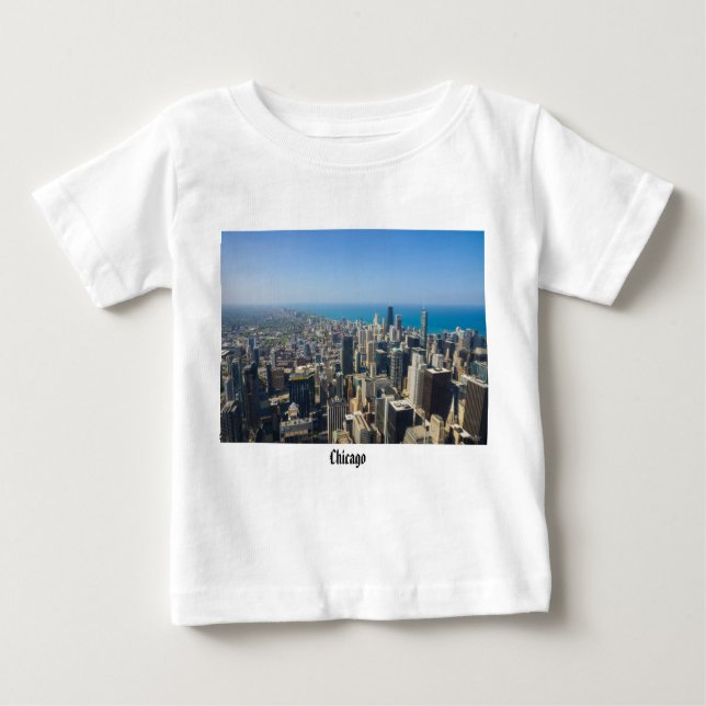Chicago From Above Baby T-Shirt (Front)