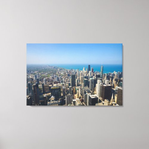 Chicago From Above Canvas Print