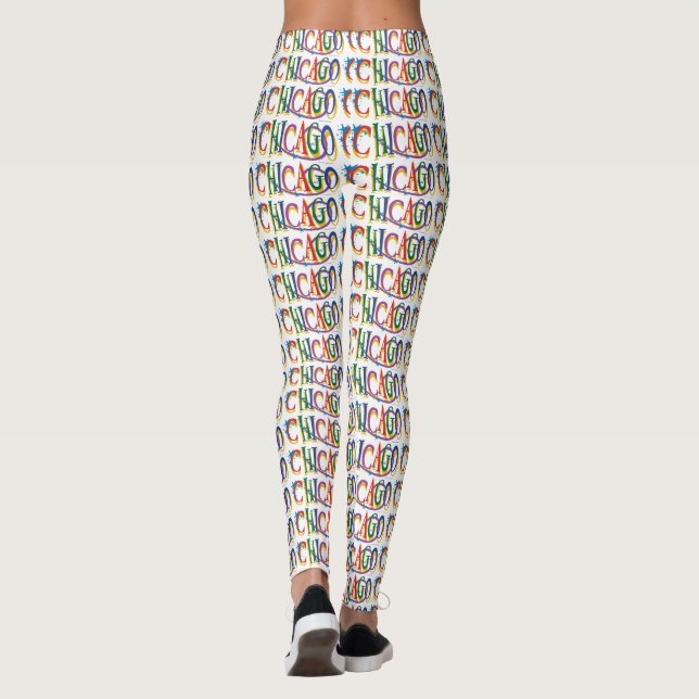 Chicago Fun Leggings (Back)