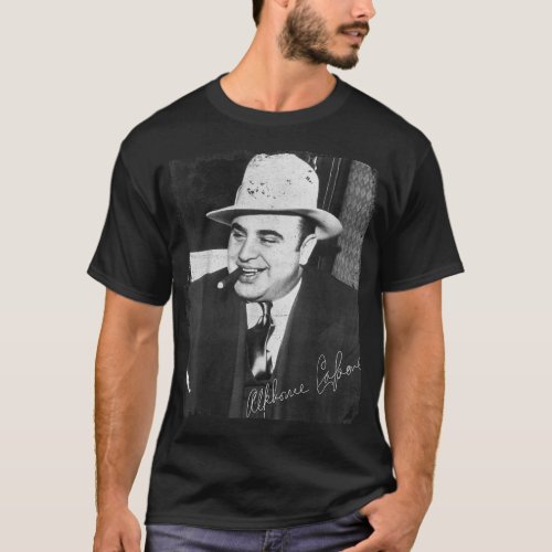 Chicago Gangster Alphonse Gabriel Great Al Capone T_Shirt