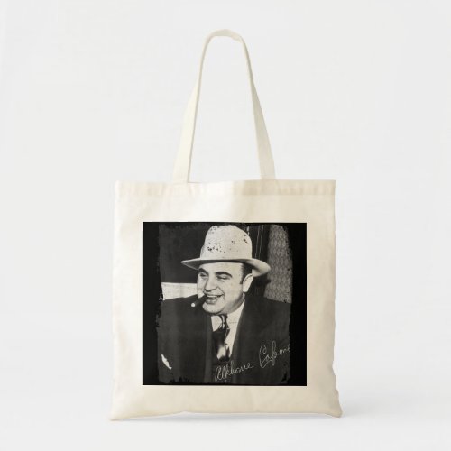 Chicago Gangster Alphonse Gabriel Great Al Capone Tote Bag