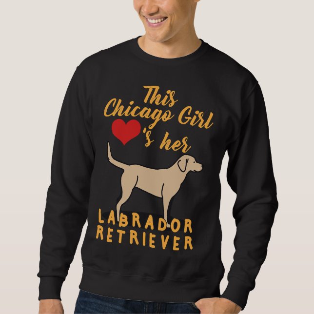 Chicago Girl Lab Fitted Scoop Sweatshirt (Front)