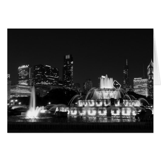 Chicago Grant Park Grayscale Cards (Front Horizontal)