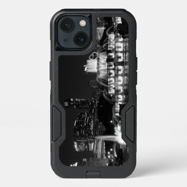 Chicago Grant Park Grayscale OtterBox Samsung Gala (Back)