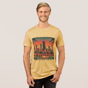 CHICAGO Graphic T-Shirt Tri-Blend Shirt