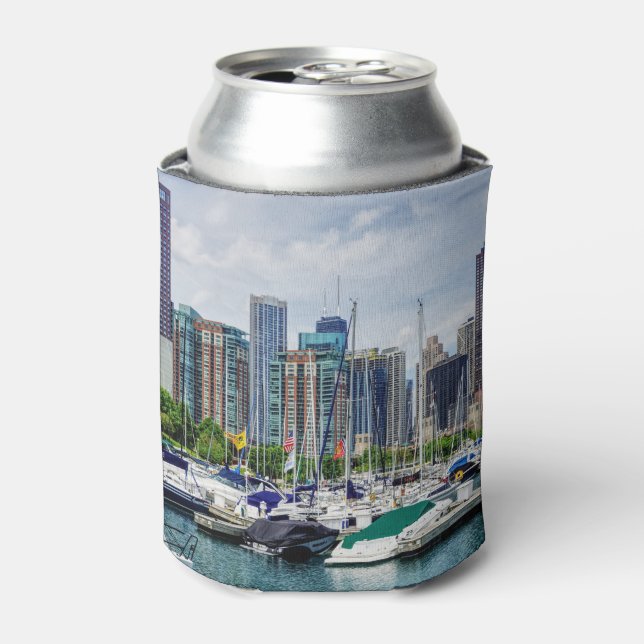 Chicago Harbor Can Cooler (Can Front)