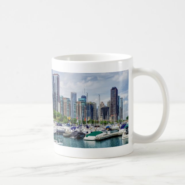 Chicago Harbor Coffee Mug (Right)