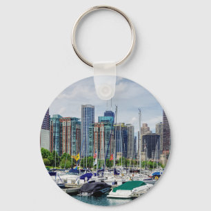 Chicago Harbor Keychain