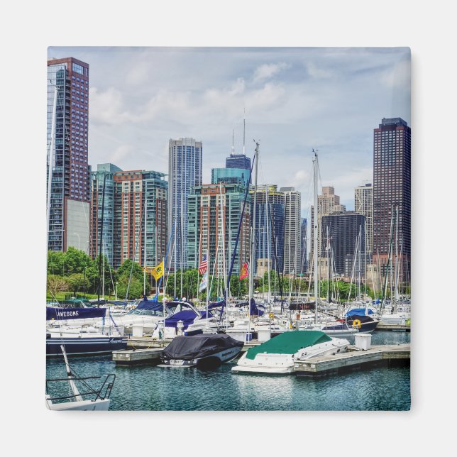 Chicago Harbor Magnet (Front)