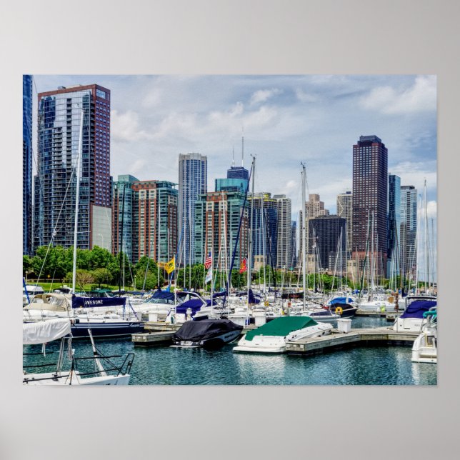 Chicago Harbor Poster (Front)