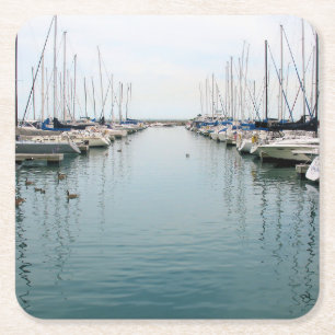 Chicago Harbor - Sailboat - Coasters