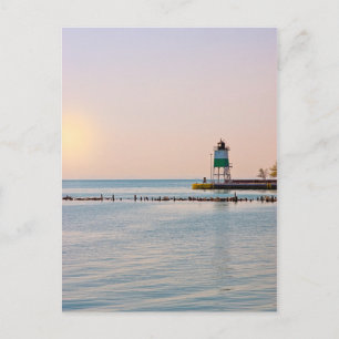 Chicago Harbor Southeast Lighthouse Postcard