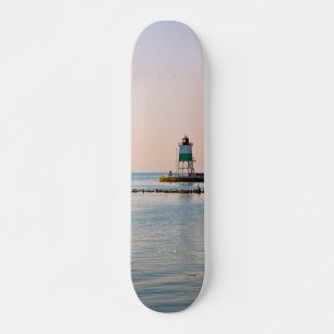 Chicago Harbor Southeast Lighthouse Skateboard