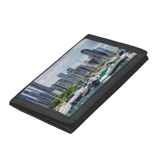 Chicago Harbor Tri-fold Wallet (Bottom)