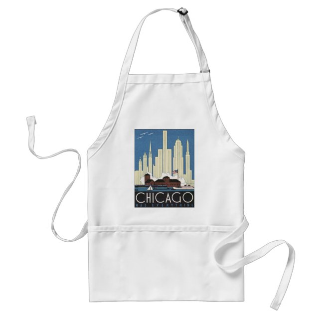 Chicago Has Everything Adult Apron (Front)