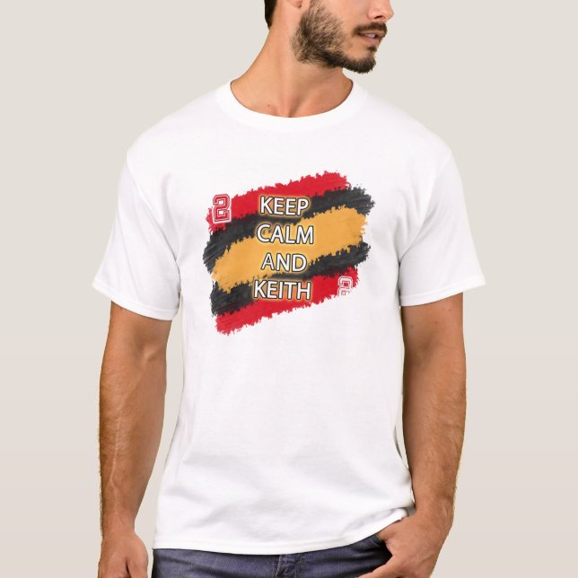 CHICAGO Hockey Fans - Keep Calm And Keith T-SHIRT (Front)
