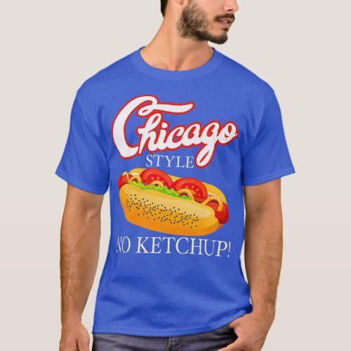 Chicago Hot Dog Summer Style 4th Of July No Gift T_Shirt