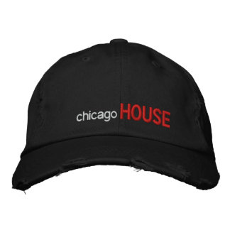 chicago, HOUSE Embroidered Baseball Hat
