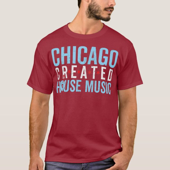 Chicago House Music - Rave Electronic Dance T-Shirt (Front)