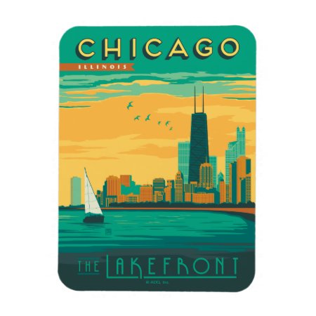 Chicago, Il - Enjoy The Lakefront Magnet