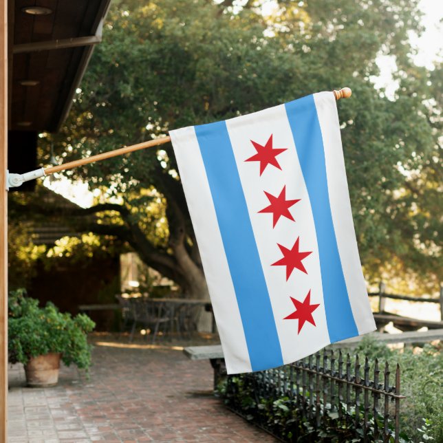 CHICAGO, IL HOUSE FLAG (In SItu)