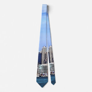 Chicago IL - Lake Michigan Near Navy Pier Neck Tie