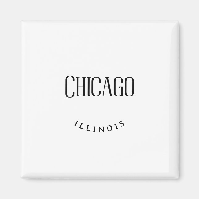 Chicago IL Magnet (Front)