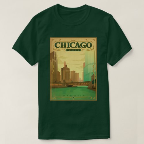 Chicago IL _ St Patricks Day T_Shirt