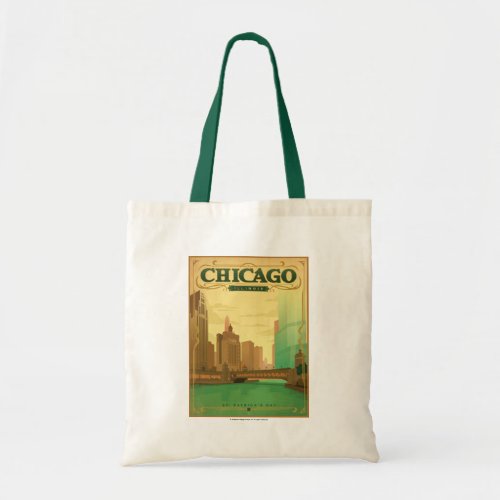 Chicago IL _ St Patricks Day Tote Bag