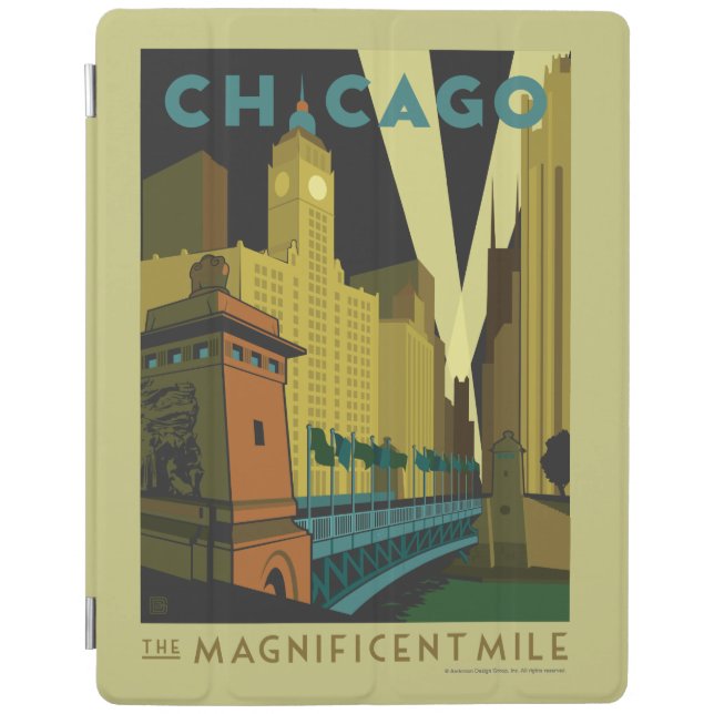 Chicago, IL - The Magnificent Mile iPad Smart Cover (Front)