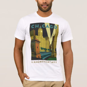 Chicago, IL - The Magnificent Mile T-Shirt