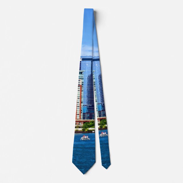 Chicago IL - View From Lake Michigan Neck Tie (Front)