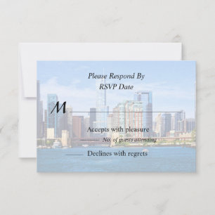 Chicago IL - View From Lake Michigan RSVP Card