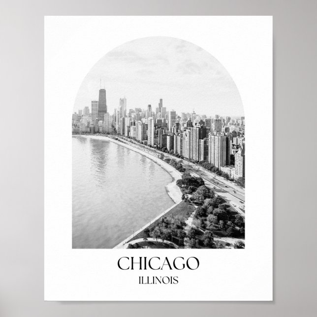 Chicago Illinois Arch Photo Print (Front)