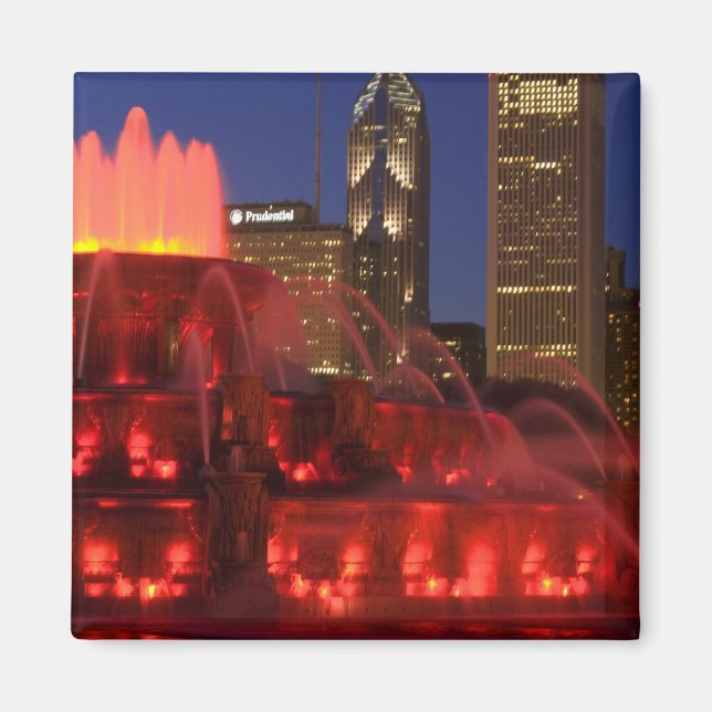 Chicago, Illinois, Buckingham Fountain Magnet (Front)