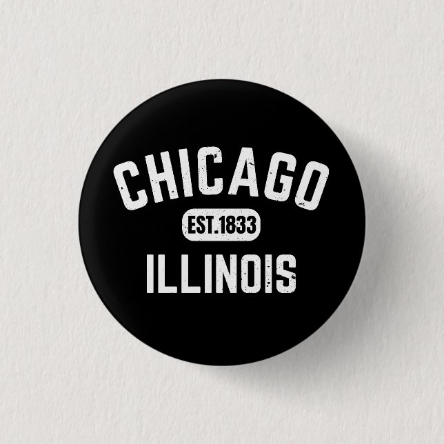 Chicago Illinois Button (Front)