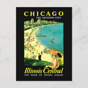 Chicago Illinois Central Postcard