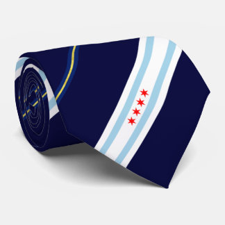 Chicago (Illinois) city flag Neck Tie