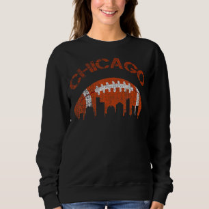 Chicago Illinois City Skyline Fans Chicago Support Sweatshirt