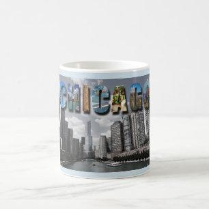 Chicago Illinois City Skyline Skyscrapers Photo Coffee Mug