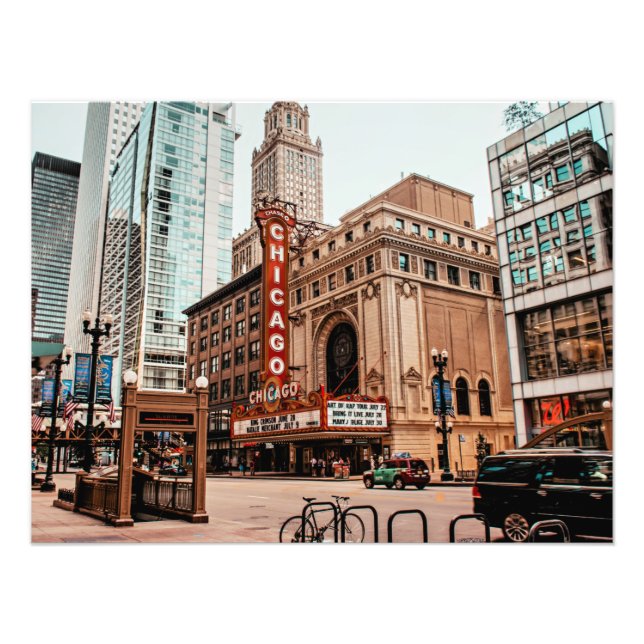 Chicago, Illinois cityscape photograph (Front)