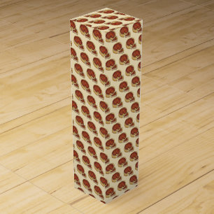Chicago Illinois Deep Dish Pepperoni Pizza Pie Wine Box